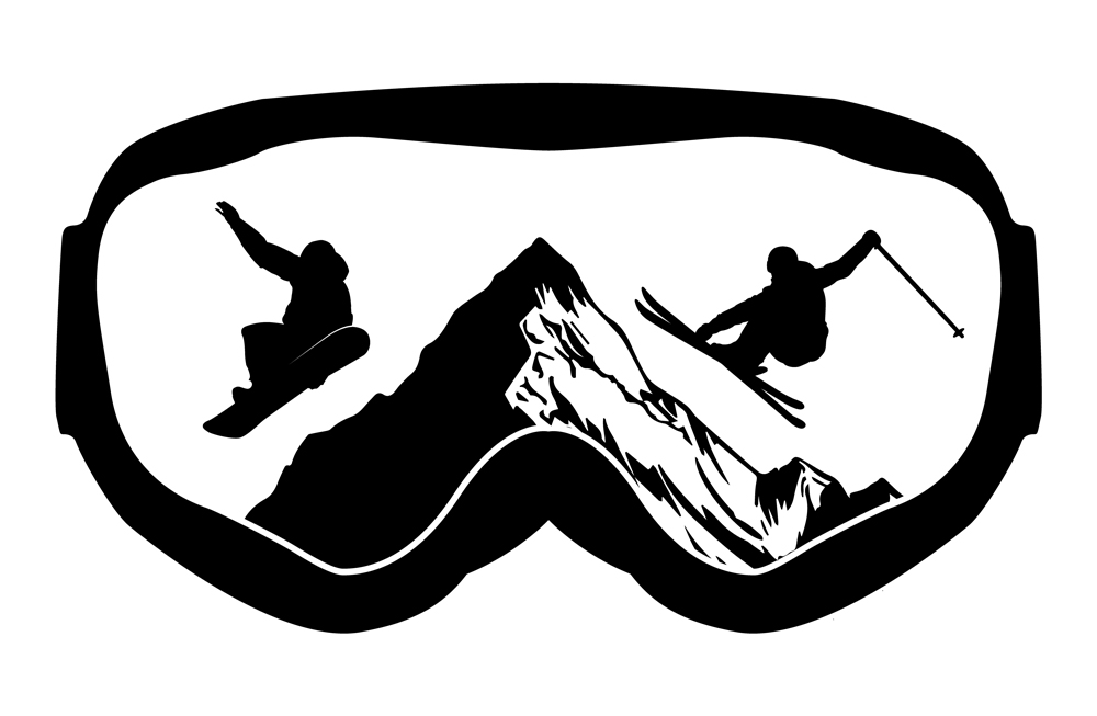 snowboard svg, snowboard goggles svg, ski goggles svg, winter sports svg, snowboard silhouette svg, ski silhouette svg, mountain svg, snowboard cricut file, winter sport svg, snowboard decal svg