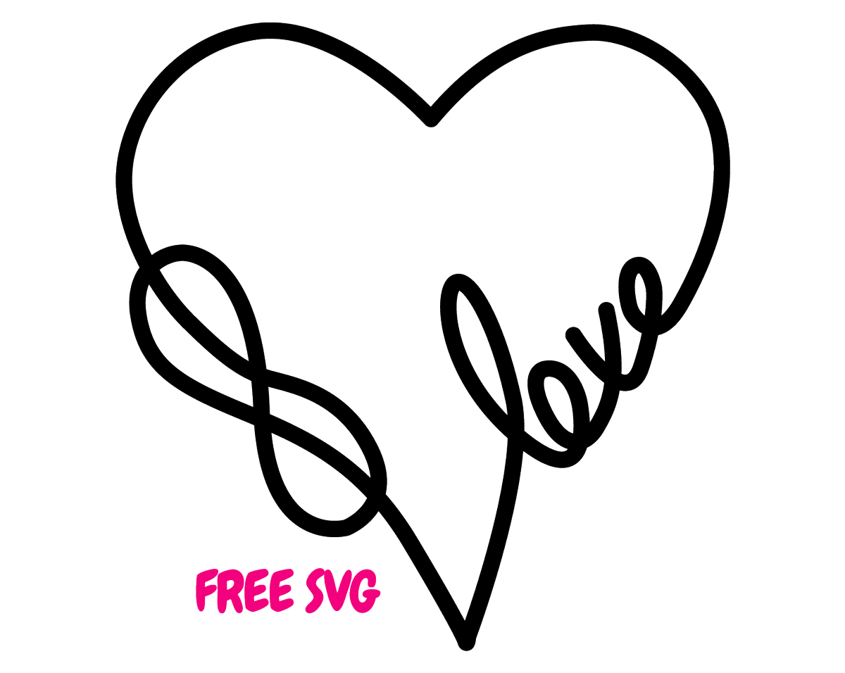 Love Heart Infinity SVG Infinity Love Heart Cricut Cut File Endless Love Symbol Valentine SVG
