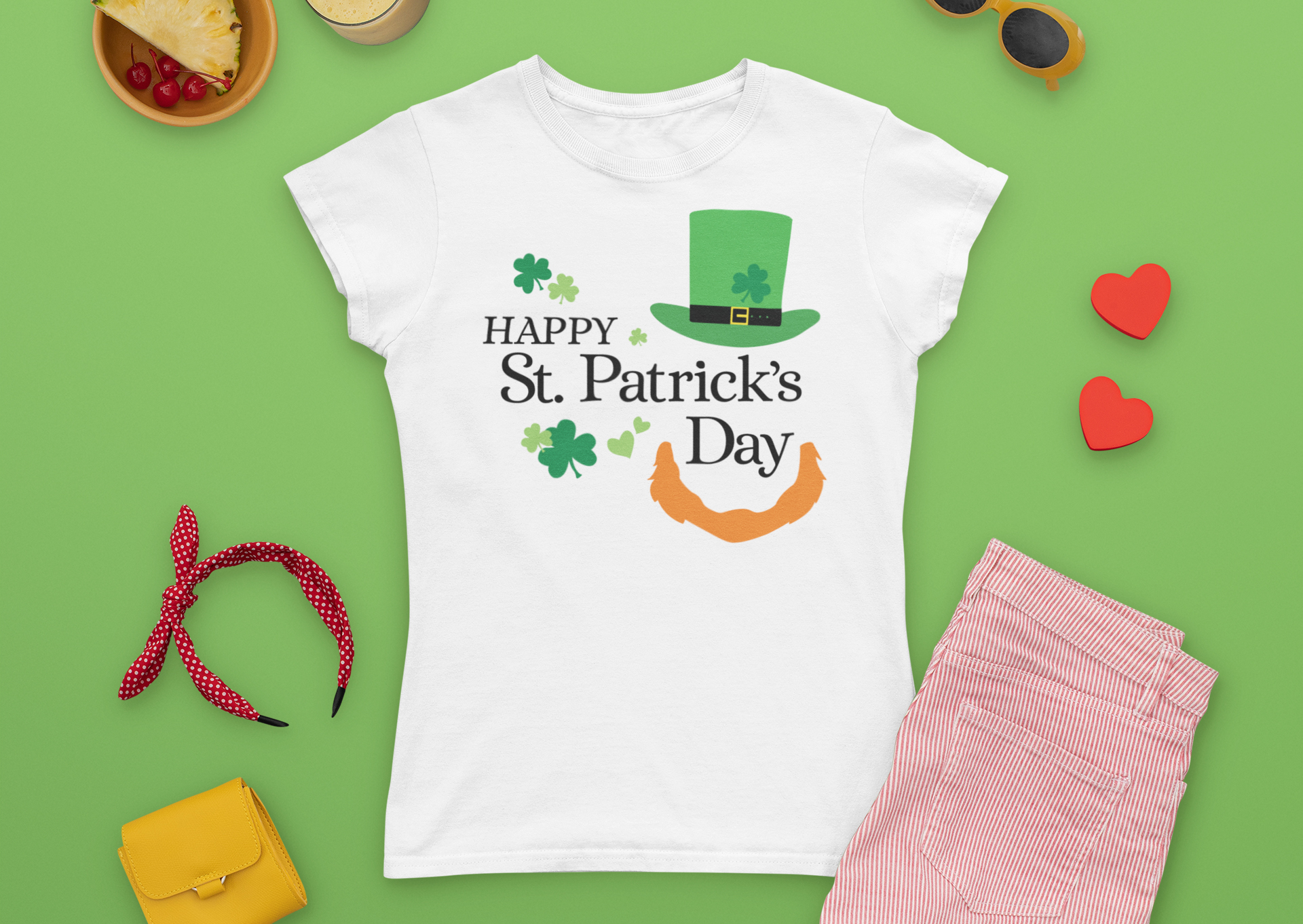 Happy St Patrick’s Day SVG | Shamrock SVG | Leprechaun Hat SVG Cut File for Cricut Silhouette