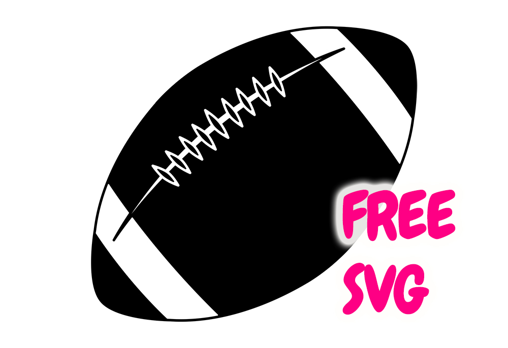 American Football SVG | Football Silhouette SVG Cut File | Sports SVG for Cricut Silhouette Laser Cut Vinyl Decal