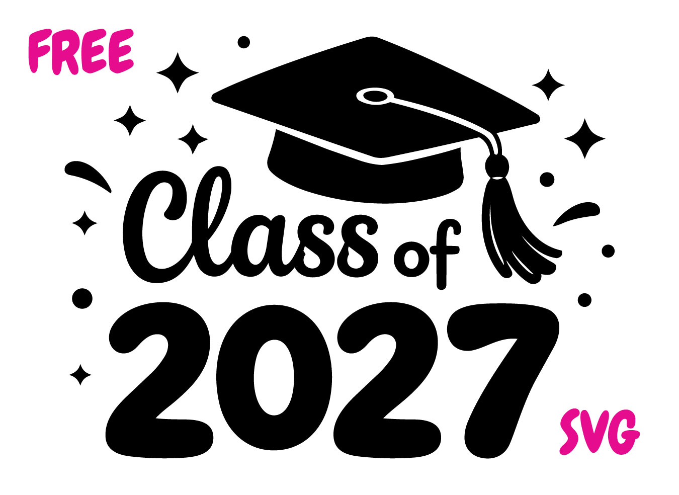 Class of 2027 SVG Graduation SVG Senior 2027 SVG for Cricut Silhouette