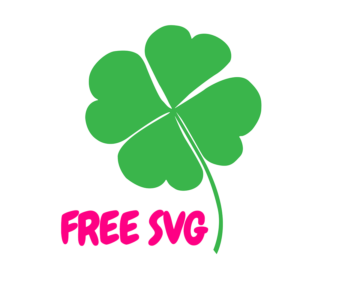 Four Leaf Clover SVG Lucky Shamrock SVG St Patrick’s Day Clover Cut File for Cricut Silhouette Laser Cut