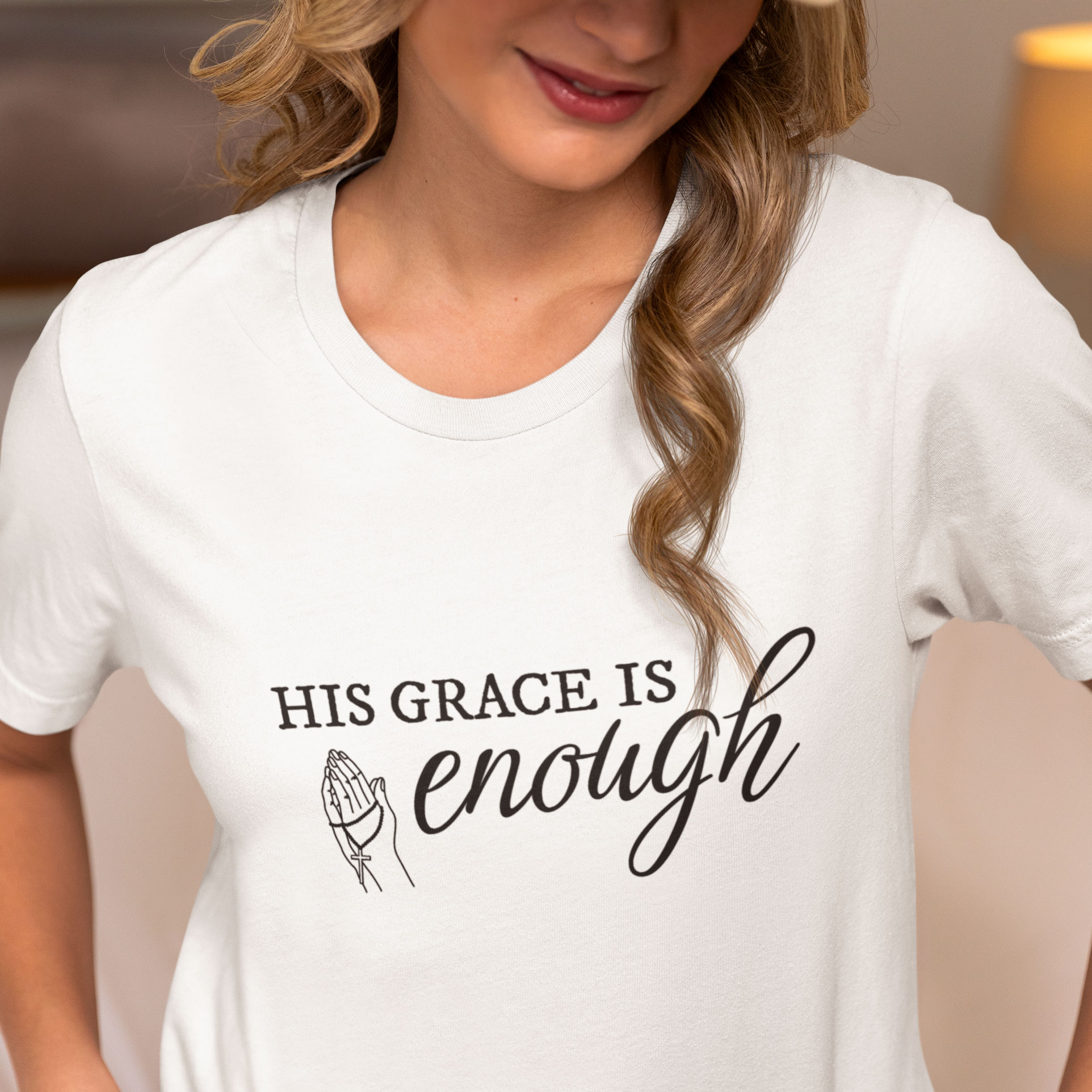 FREE His Grace Is Enough SVG – Christian Faith Quote Cut File