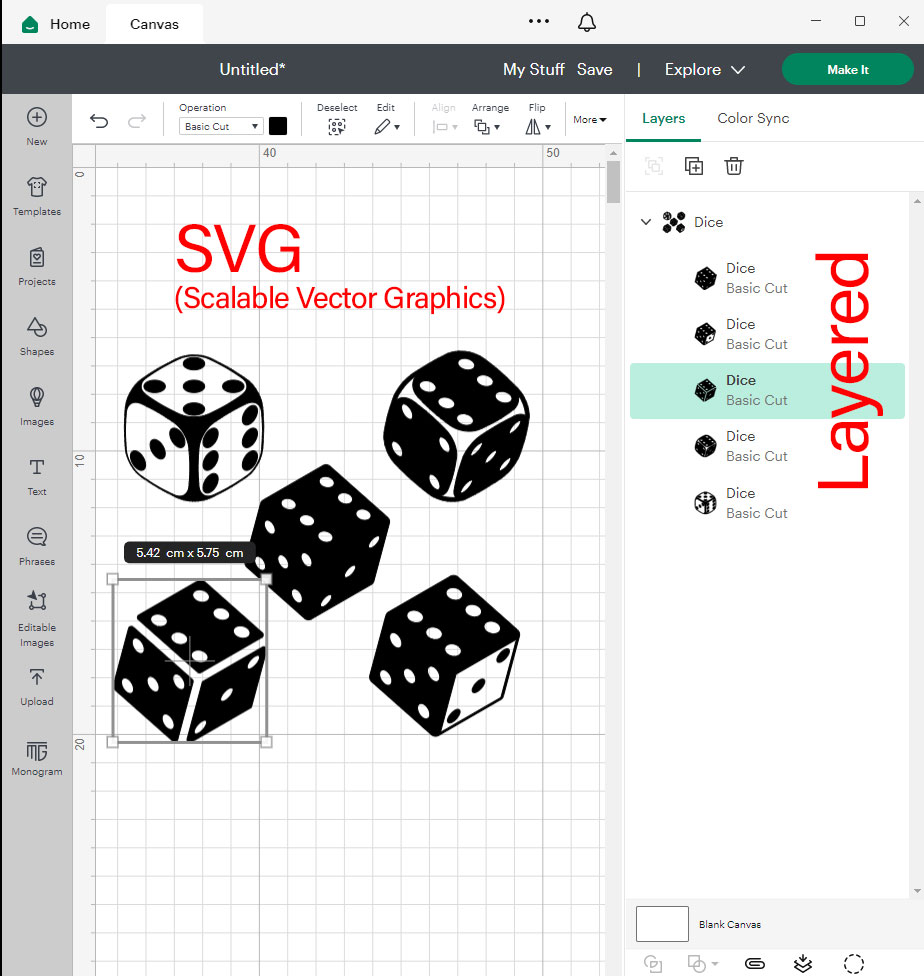 FREE Dice SVG Bundle for Cricut Casino Dice Silhouette Cut File Roulette Dice SVG