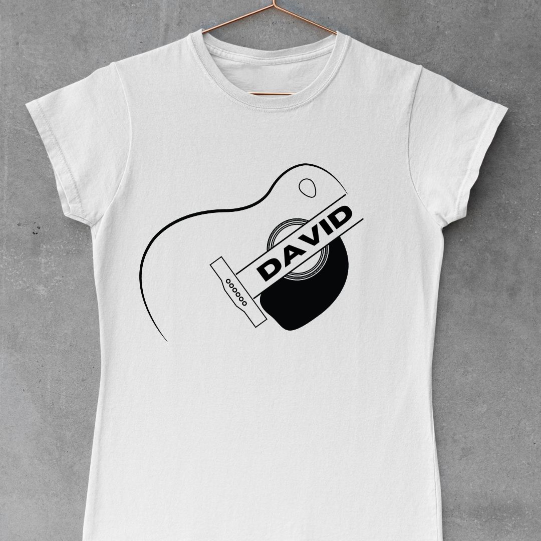 FREE Guitar Name Tag SVG Guitar Pickguard Name Frame Cut File