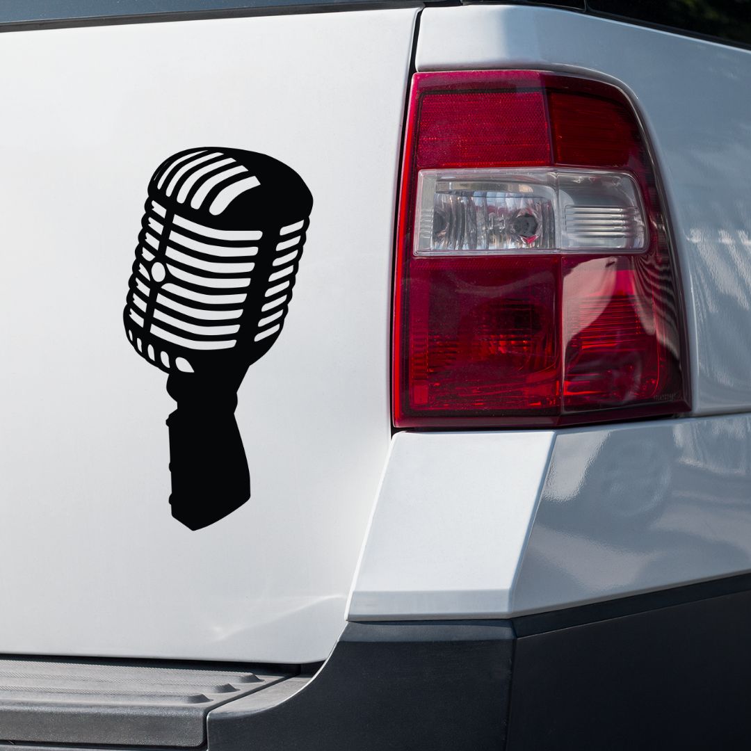 vintage microphone svg, microphone svg, music svg, podcast svg, studio mic svg, mic cricut file, radio microphone svg, singer svg, music cricut svg Retro Microphone SVG - Vintage Microphone Cricut Cut File, Classic Studio Mic Vector