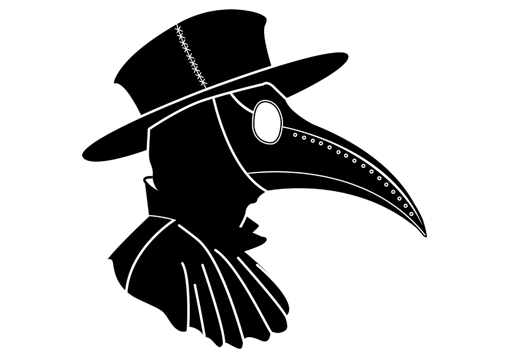 FREE Plague Doctor SVG Halloween Gothic Mask Cut File Halloween Clipart Vector