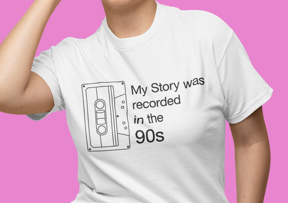 FREE My Story Was Recorded In The 90s SVG Retro Cassette Tape Cut File