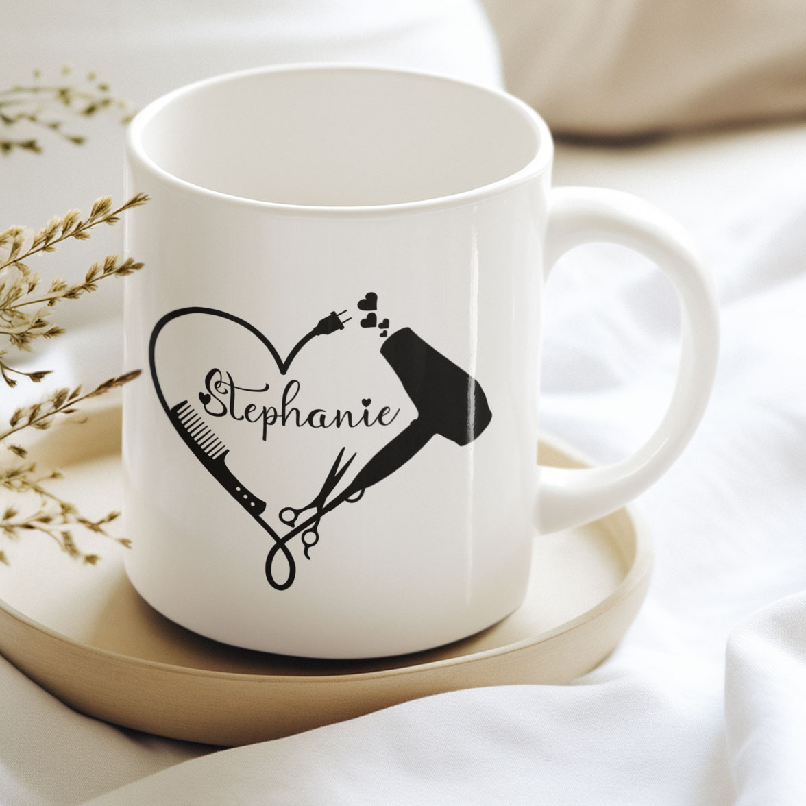 FREE Hairdresser Heart SVG Hair Stylist Tools Heart Cut File