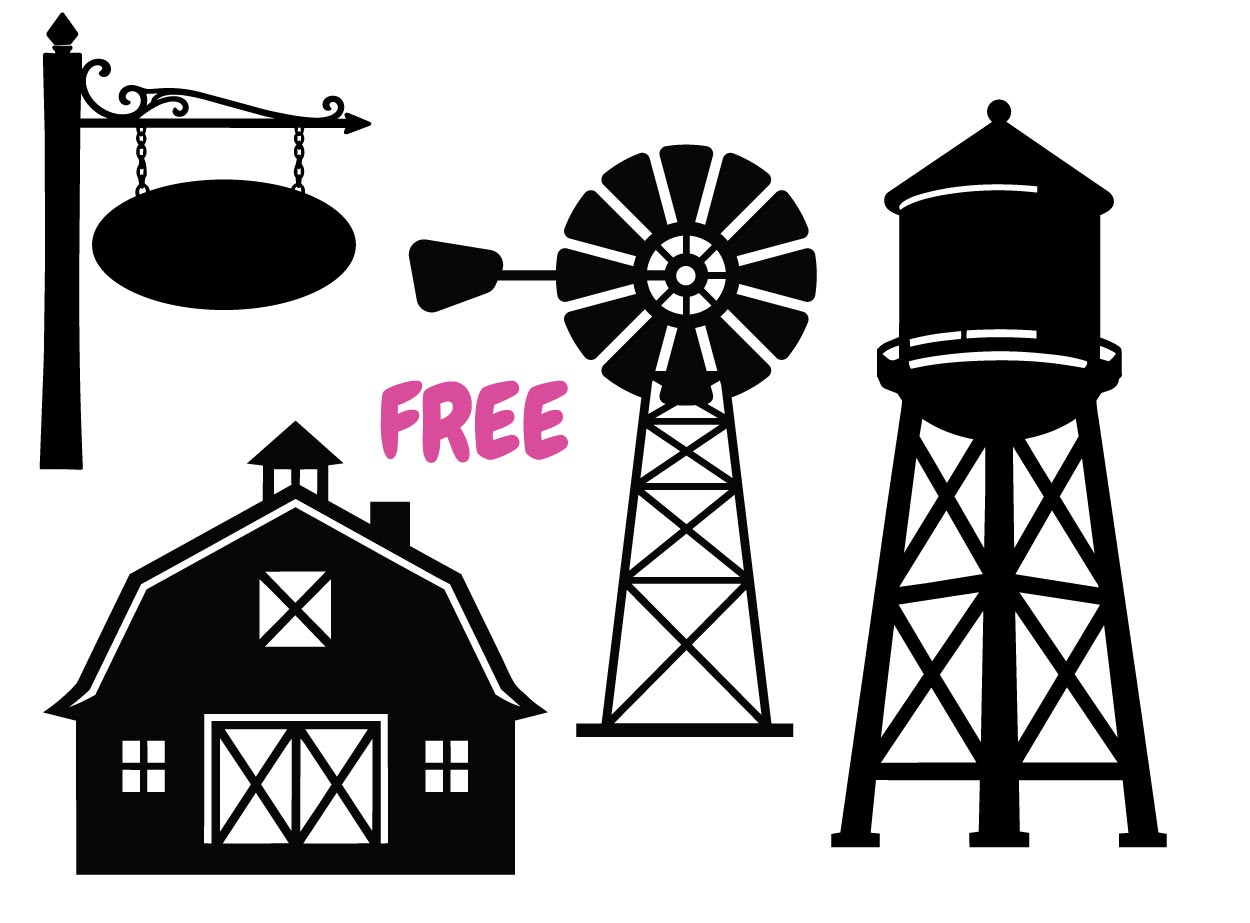 Farmhouse SVG bundle for wooden signs wall decor shirts decals and scrapbooking using Cricut Silhouette and laser cutting machines