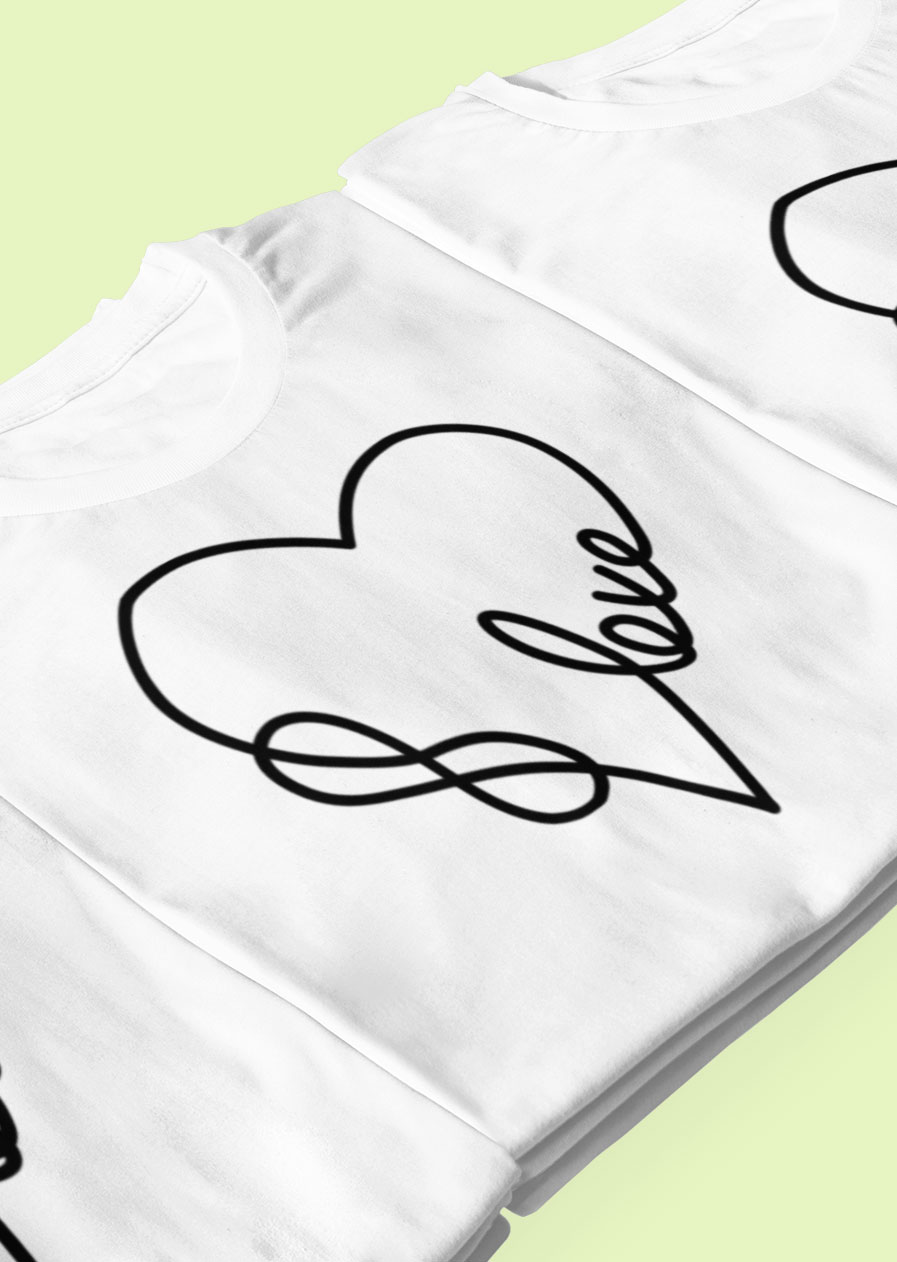 Love Heart Infinity SVG Infinity Love Heart Cricut Cut File Endless Love Symbol Valentine SVG