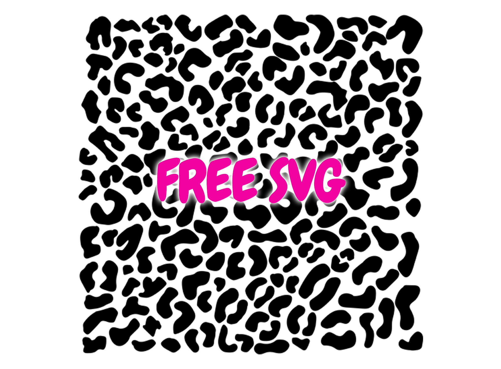 Leopard Print SVG – Leopard Skin Pattern SVG, Animal Print Cricut Cut File