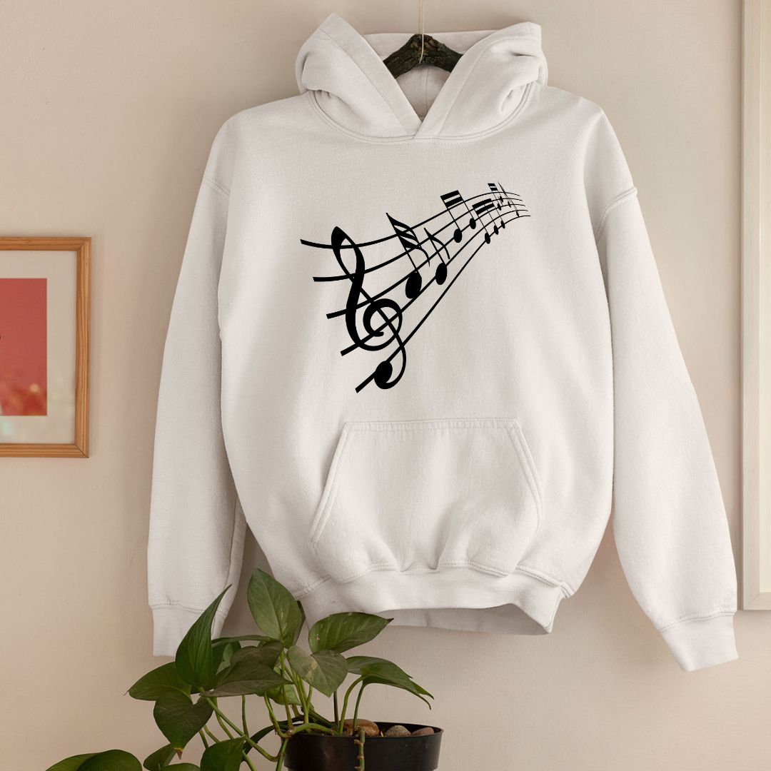 FREE Musical Notes SVG Treble Clef Music Staff Cut File Musical Notes Wave
