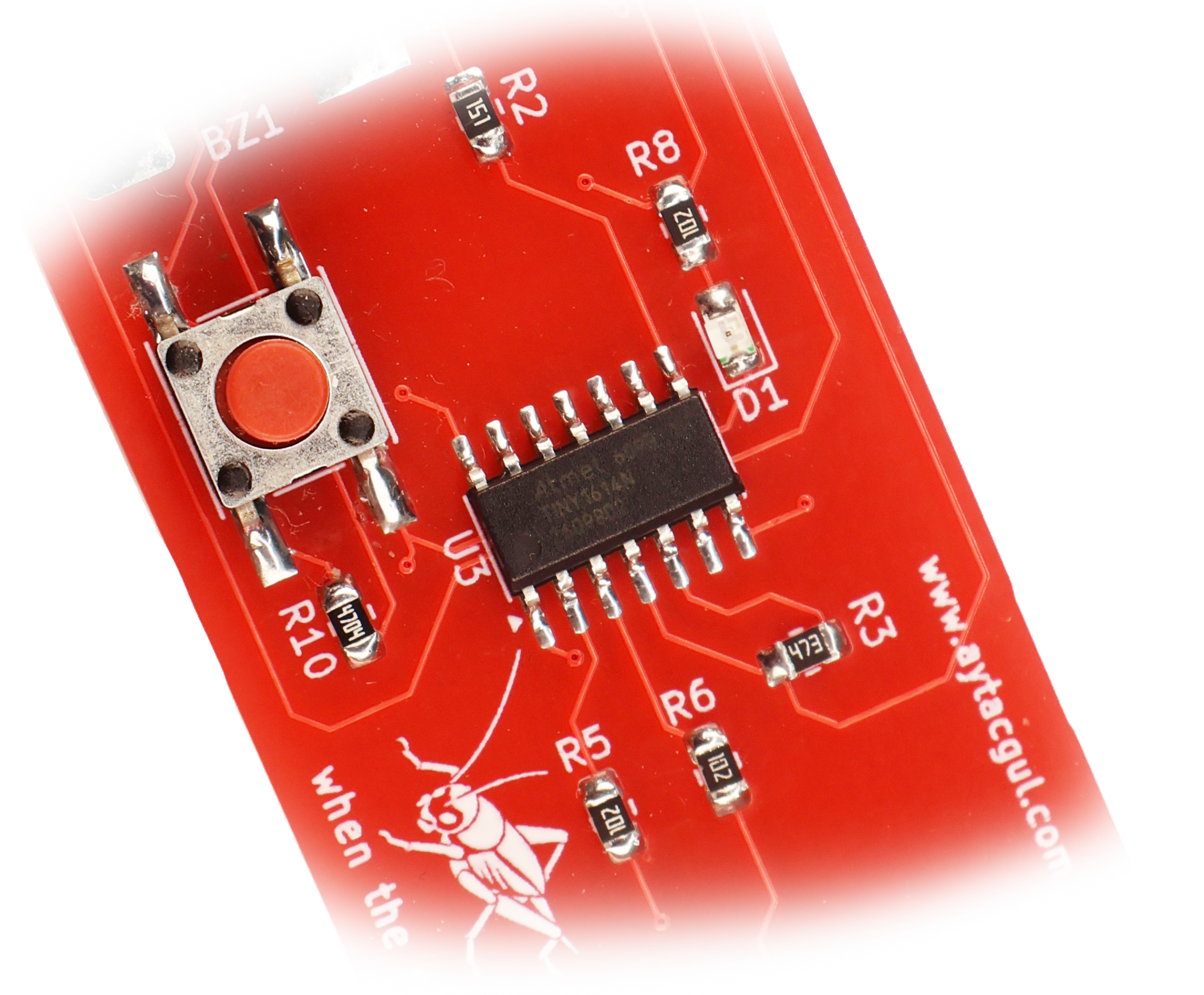 ATTINY1614 Capacitive Soil Moisture sensor Calibration Switch