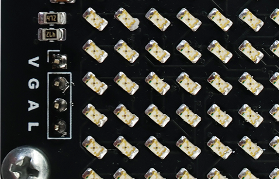 Amber LED Matrix 16*8 HT16K33 ESP32 Scroller